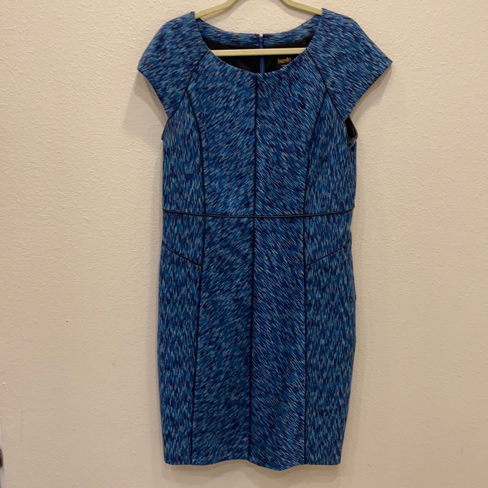 Laundry cap-sleeve dress